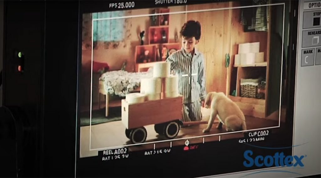 Making Of de spot para Scottex España